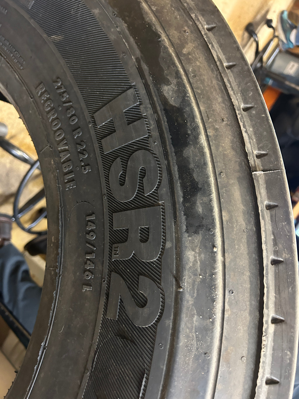 CONTINENTAL HSR2 BSW 275 80 22.5 149/146L 16PLY STEER TIRE 05686350000