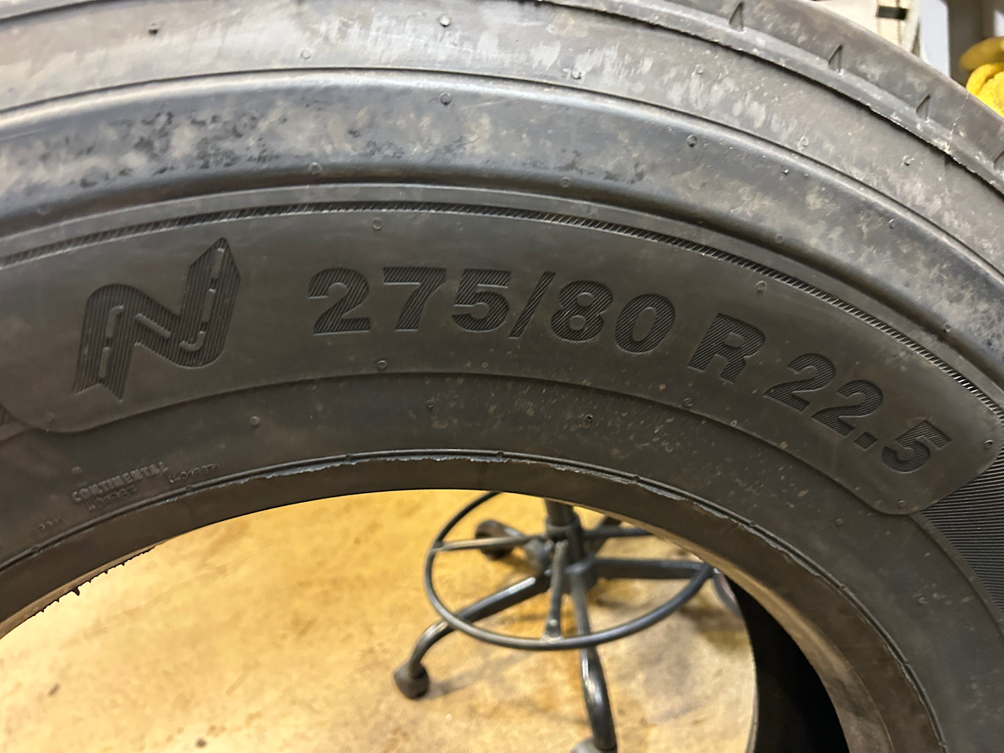 CONTINENTAL HSR2 BSW 275 80 22.5 149/146L 16PLY STEER TIRE 05686350000