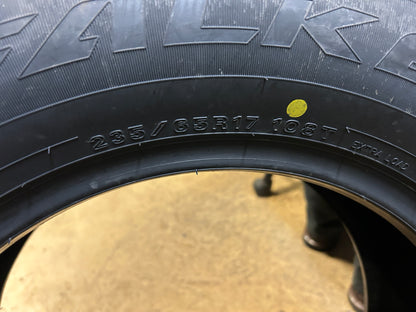 FALKEN WINTERPEAK F ICE  BSW P 235 65 17 108T XL STUDLESS WINTER TIRE 28384790