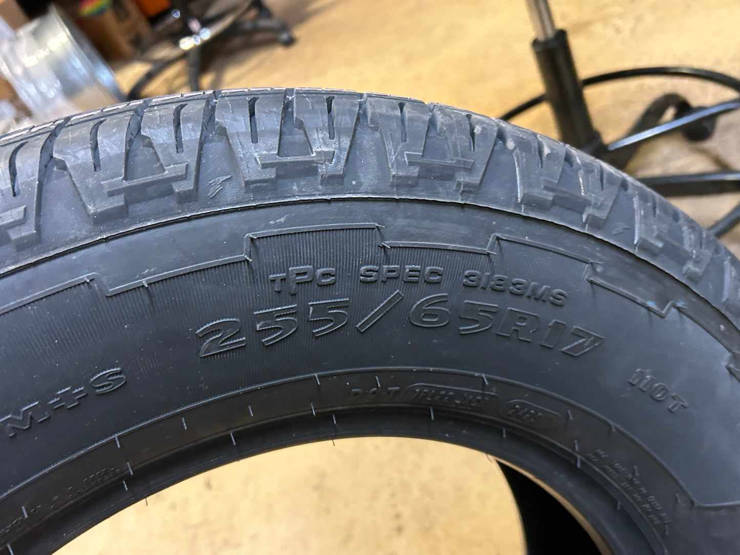 2 GOODYEAR WRANGLER TERRITORY HT BSW P 255 65 17 110T  ALL SEASON TIRE 827017973