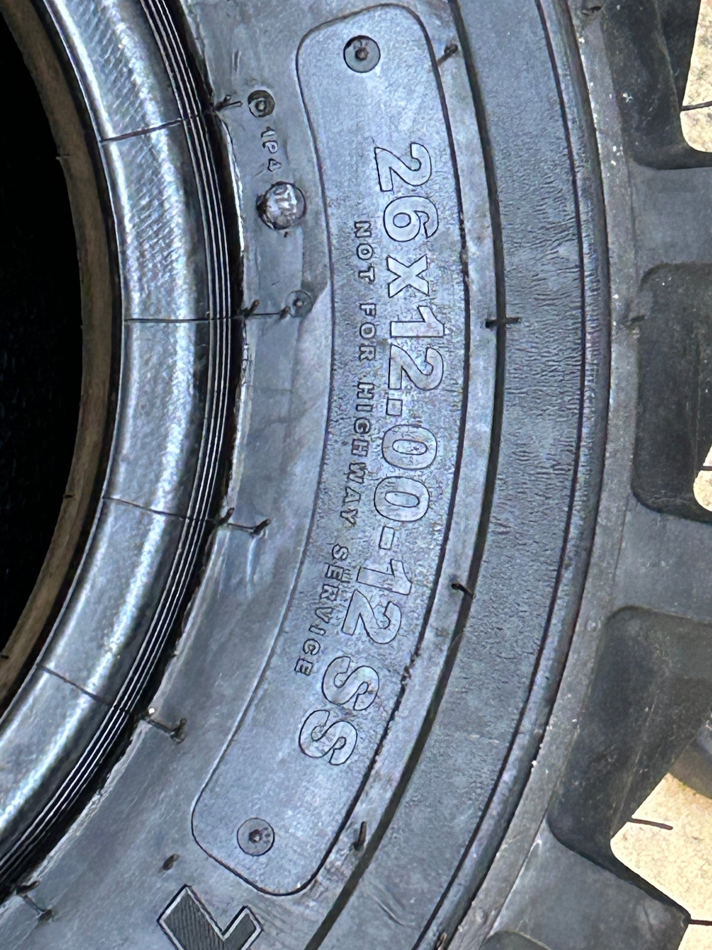 CARLSTAR TRAC CHIEF BSW 26 12 12 8PLY ATV/UVT TIRE 6A0282