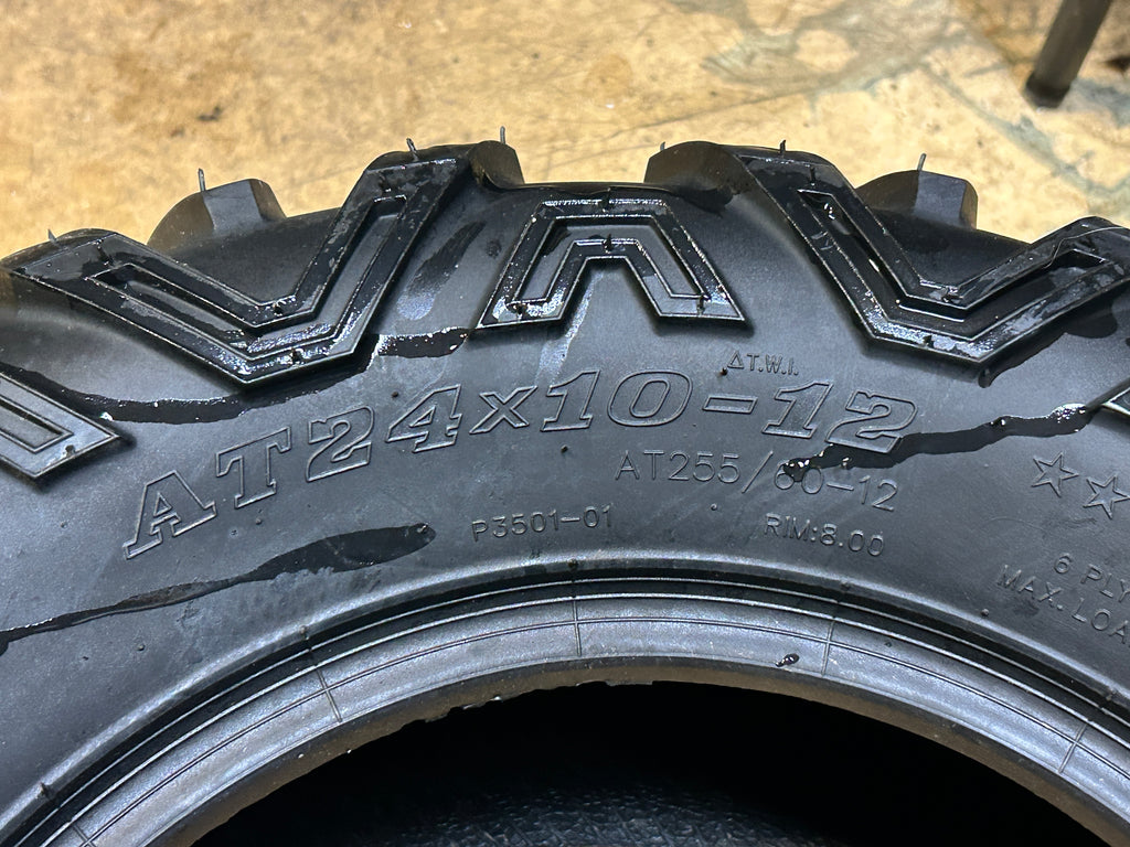 WANDA P3501 BSW 24 10 12 48F 6PLY ATV/UTV TIRE WP24910