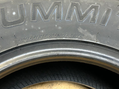 SUMMIT TRAIL CLIMBER ATO2 BSW LT 265 75 16 123/120S 10PLY ALL TERRAIN TIRE 20924
