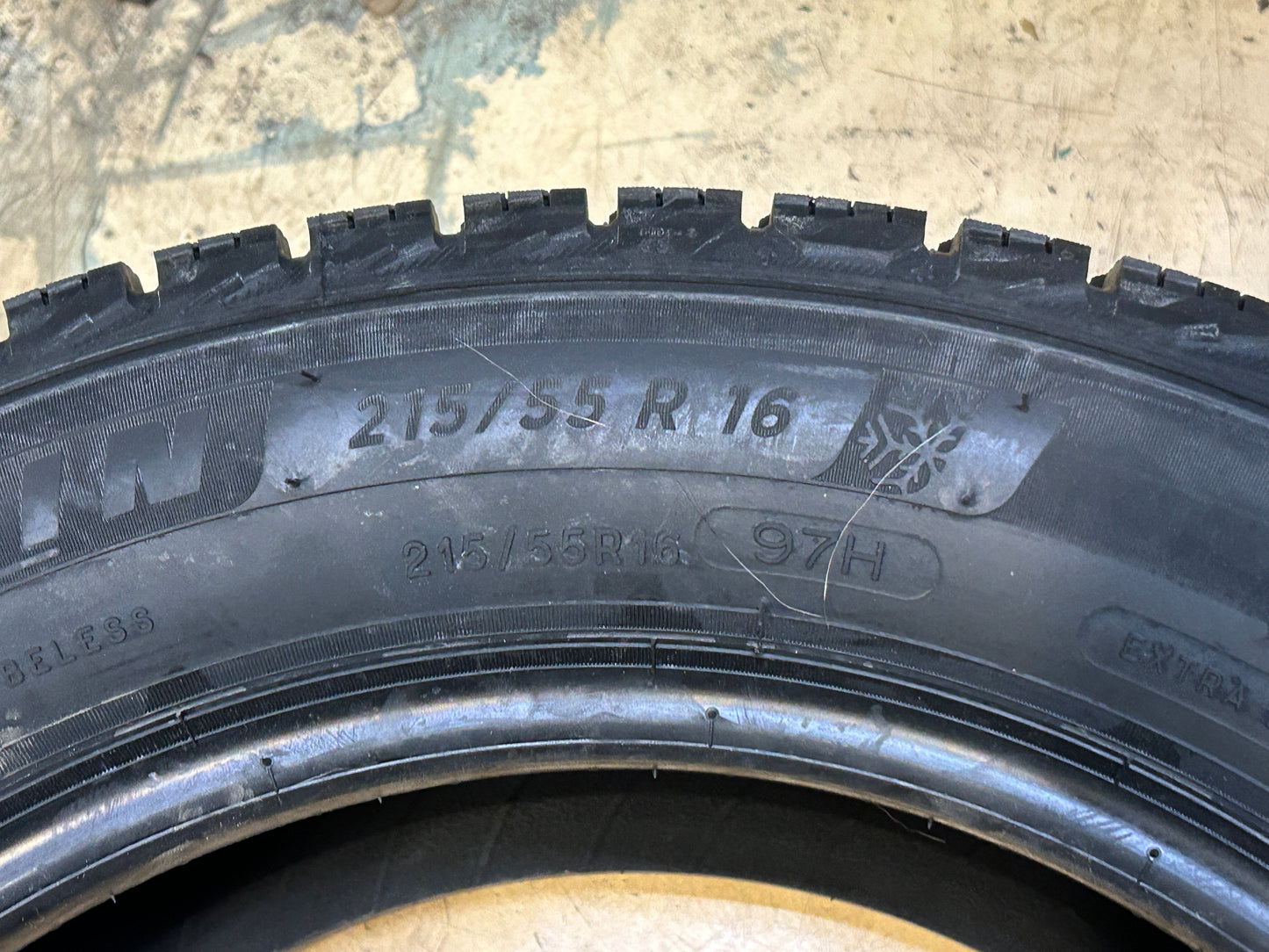 MICHELIN X-ICE SNOW BSW P 215 55 16 97H XL WINTER TIRE 34417