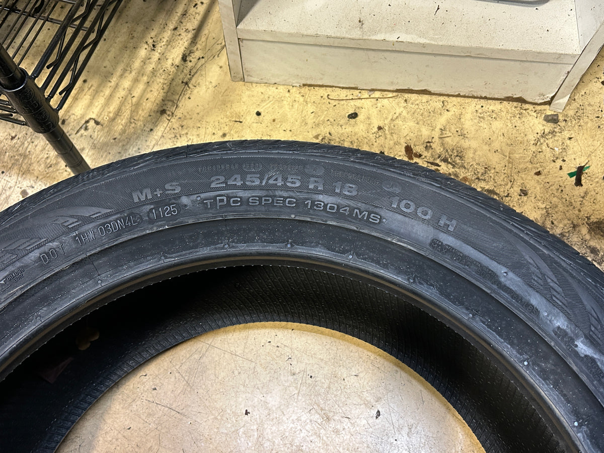 CONTINENTAL CONTIPROCONTACT BSW P 245 45 18 100H XL ALL SEASON TIRE 0350004