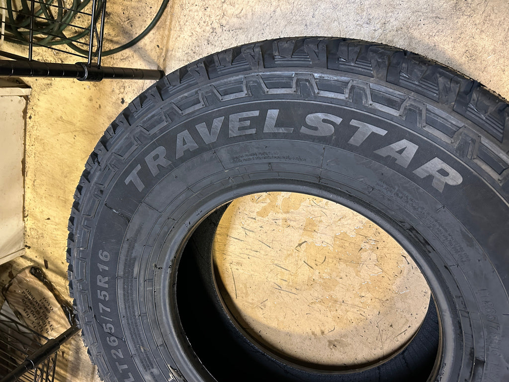 2 TRAVELSTAR ECOPATH A/T BSW LT 265 75 16 123/120S 10PLY ALL TERRAIN TIRE LLLT015