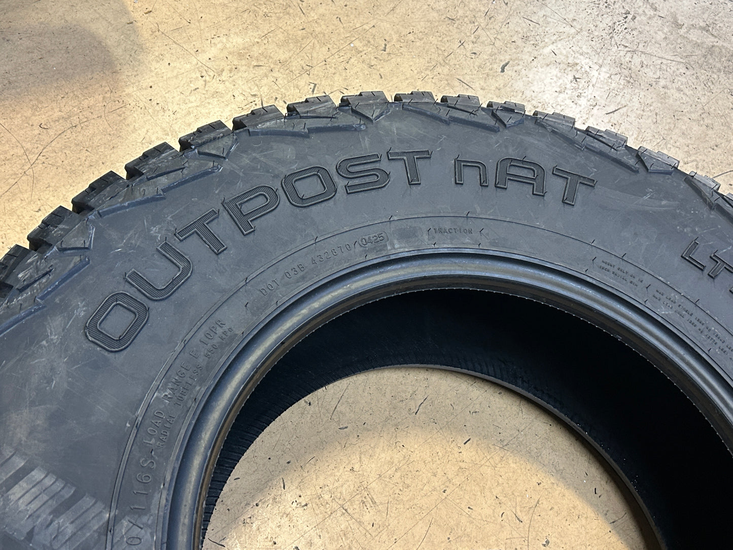 4 NOKIAN OUTPOST NAT BSW LT 235 85 16 120/116S 10PLY ALL TERRAIN TIRE T432870