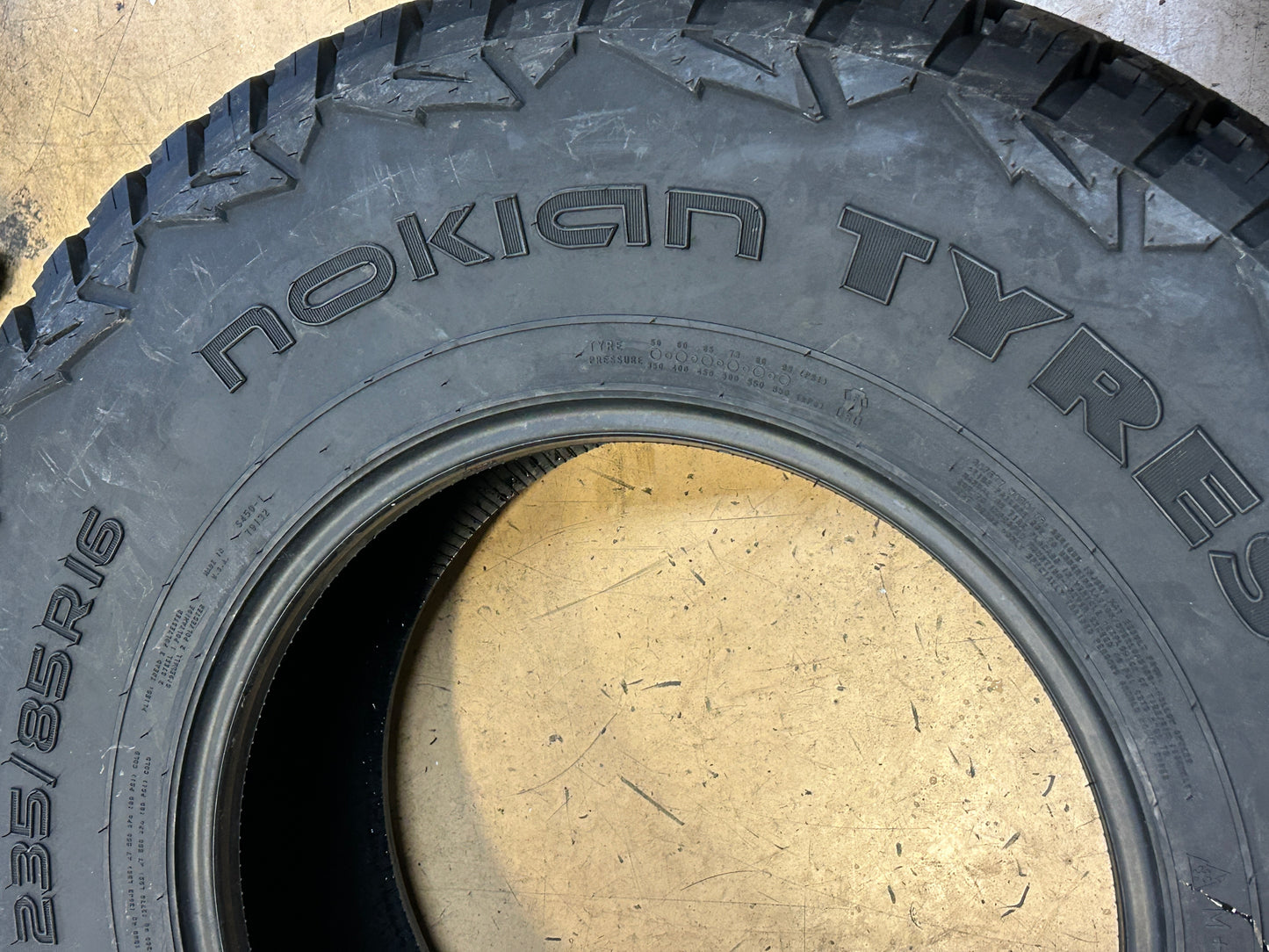 4 NOKIAN OUTPOST NAT BSW LT 235 85 16 120/116S 10PLY ALL TERRAIN TIRE T432870