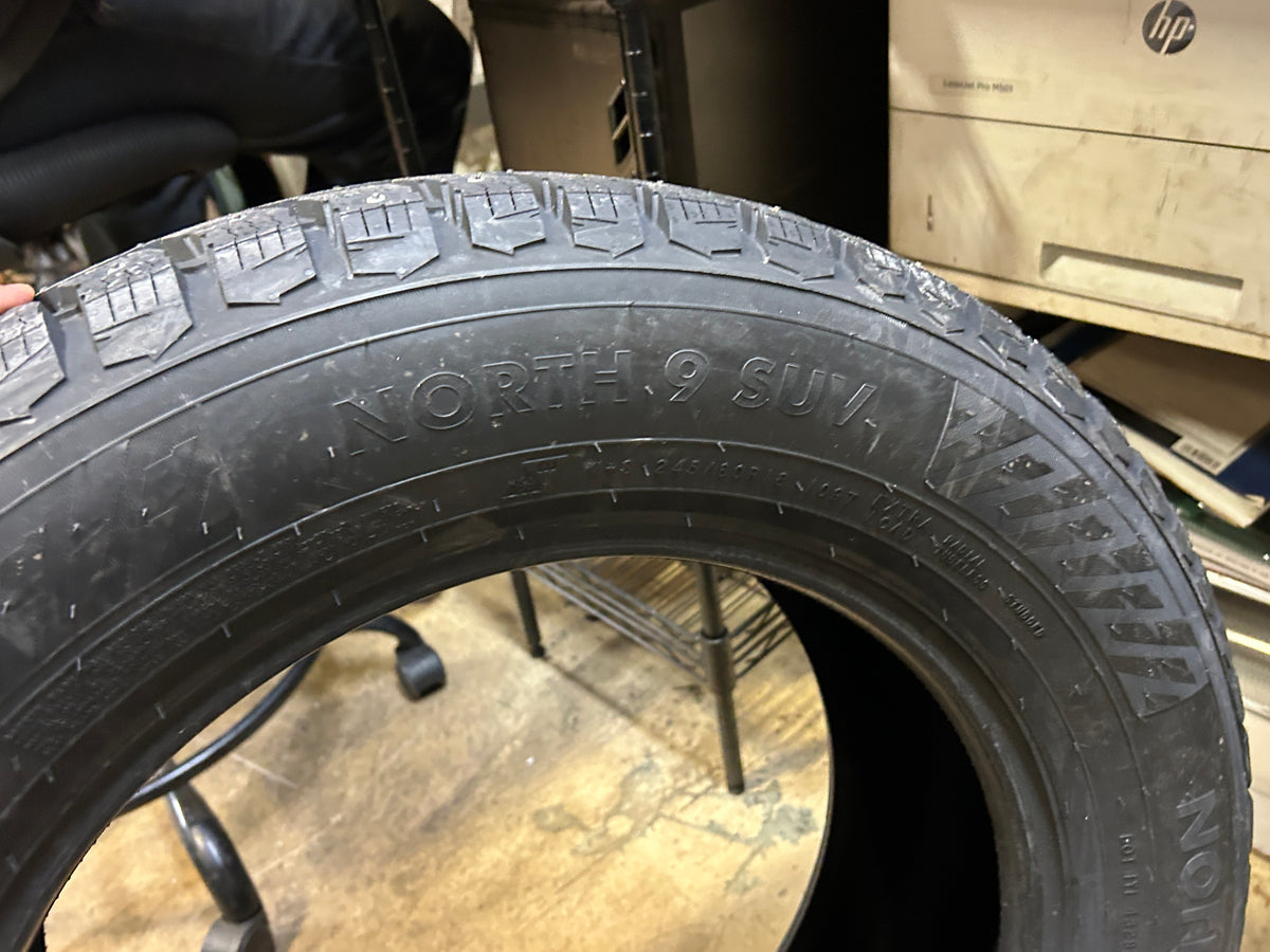 2 NOKIAN NORDMAN NORTH 9 SUV STUDDED P 245 60 18 109T XL WINTER TIRE TS32832