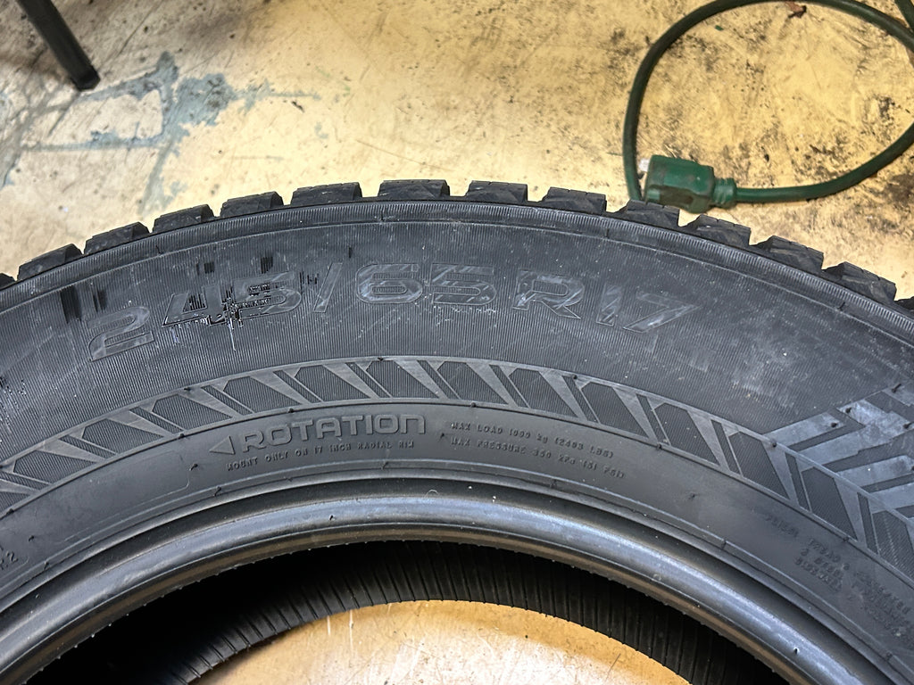 2 NOKIAN HAKKAPELIITTA 10 STUDDED BSW P 245 65 17 111T XL WINTER EV TIRE TS32479