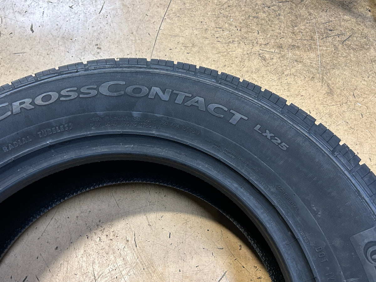 4 CONTINENTAL CROSSCONTACT LX25 BSW 215 70 16 100H ALL SEASON TIRE 15509680000