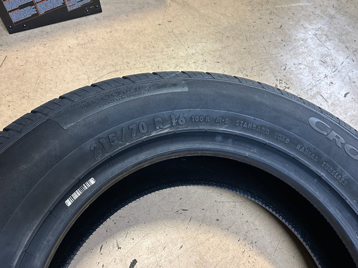 4 CONTINENTAL CROSSCONTACT LX25 BSW 215 70 16 100H ALL SEASON TIRE 15509680000