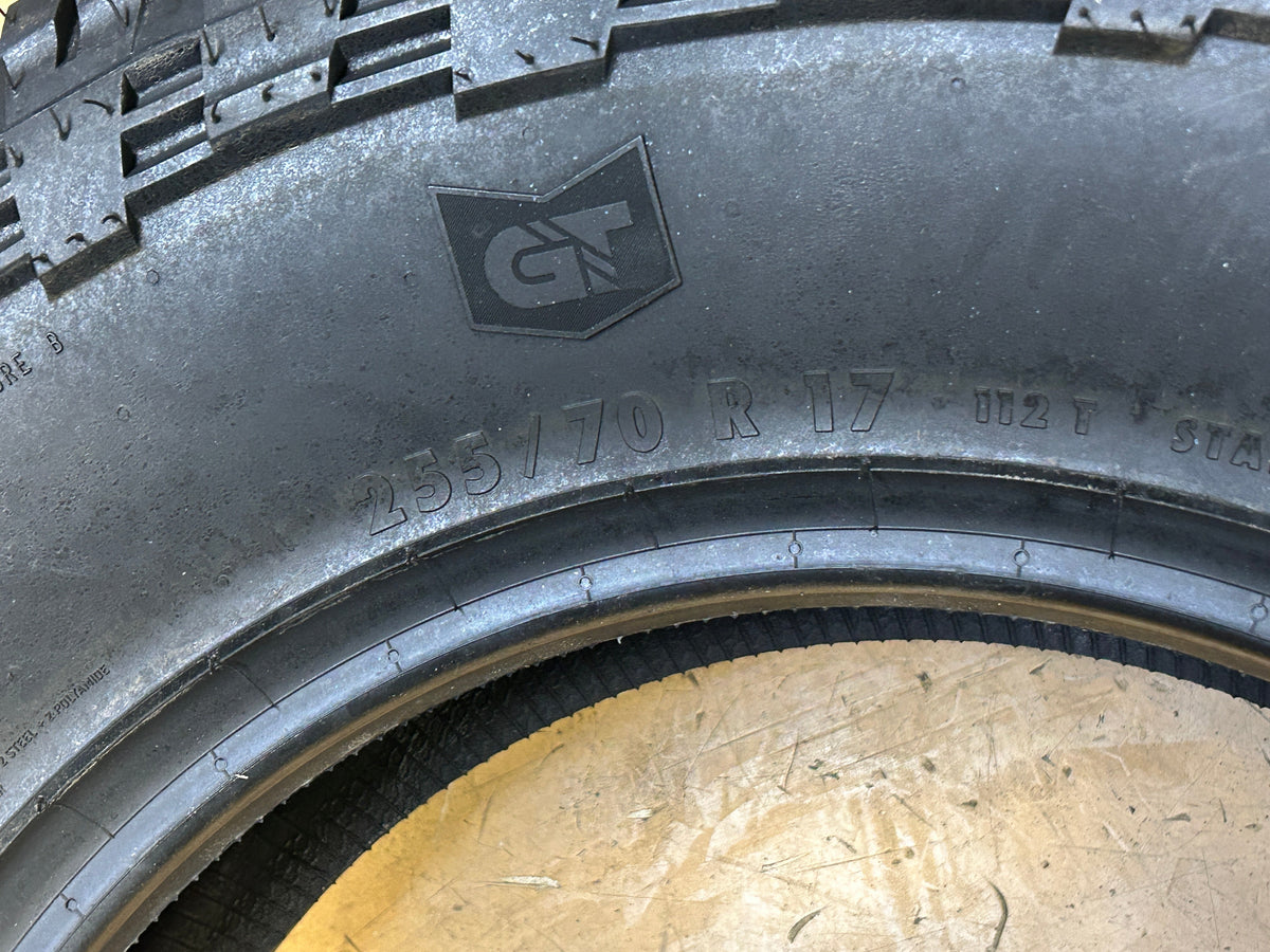 GENERAL GRABBER A/TX STUDLESS WSW P 255 70 17 112T ALL TERRAIN TIRE 0450975