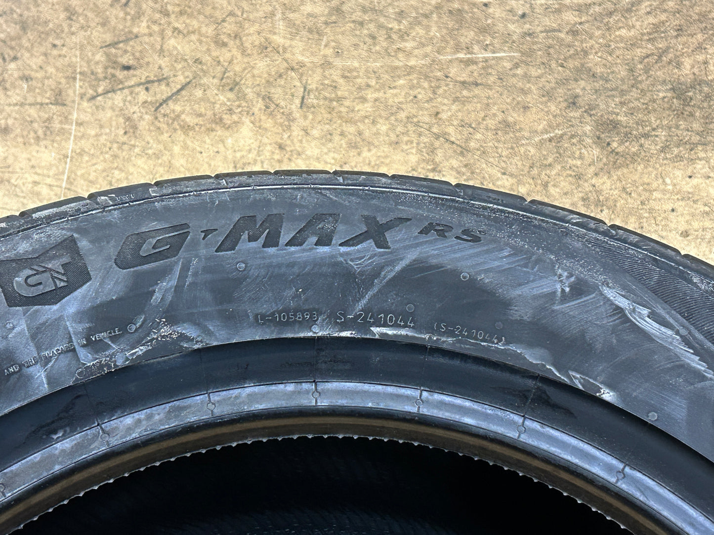 4 GENERAL G-MAX RS BSW P 245 50 16 97W UHP TIRE 15492600000