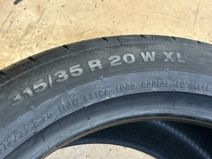 2 CONTINENTAL CONTISPORTCONTACT 5 SUV RUNFLAT BSW P 315 35 20 110W XL UHP TIRE 03542210000