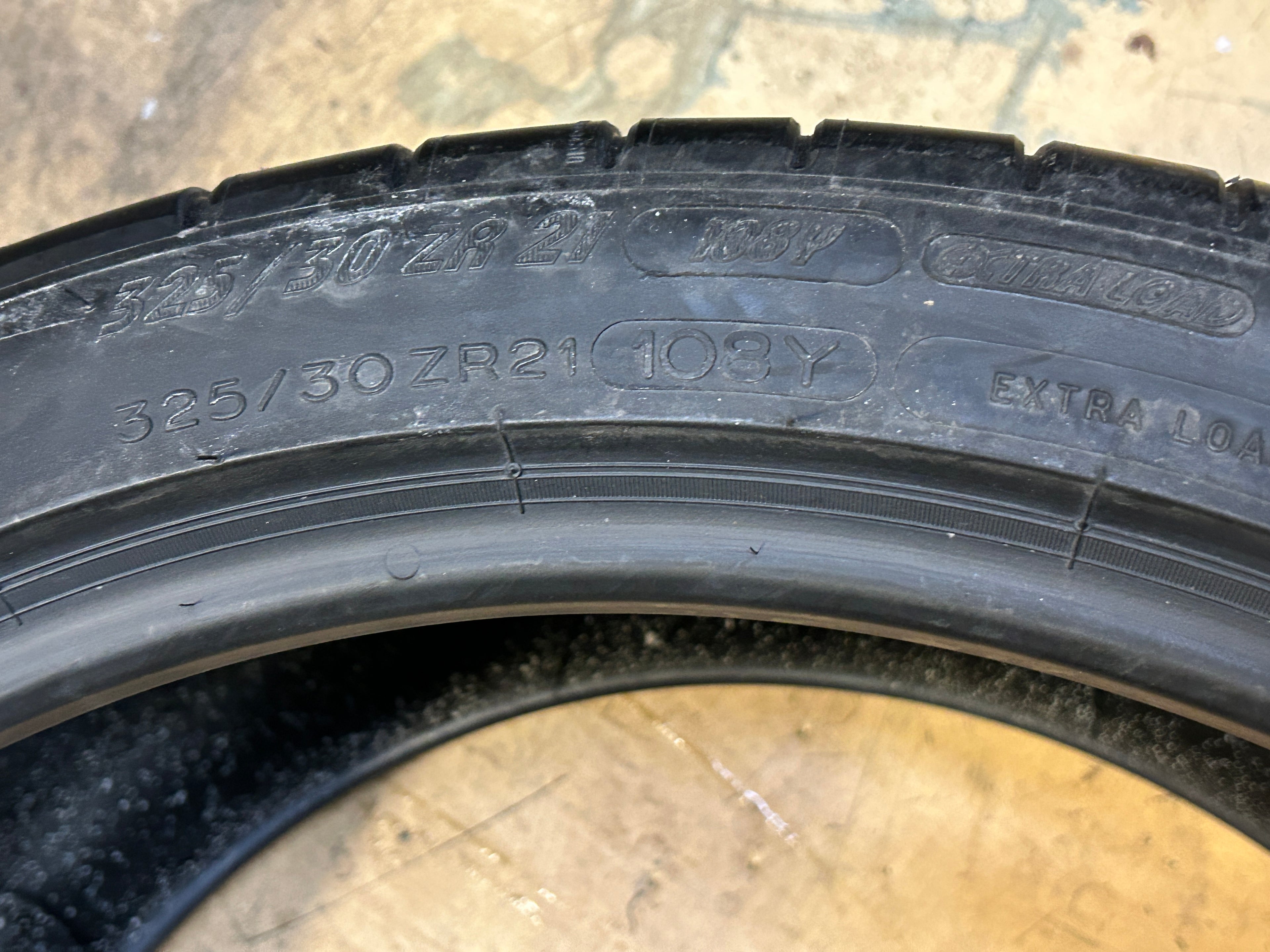 MICHELIN PILOT SUPER SPORT BSW P 325 30 21 108Y XL UHP TIRE 74995