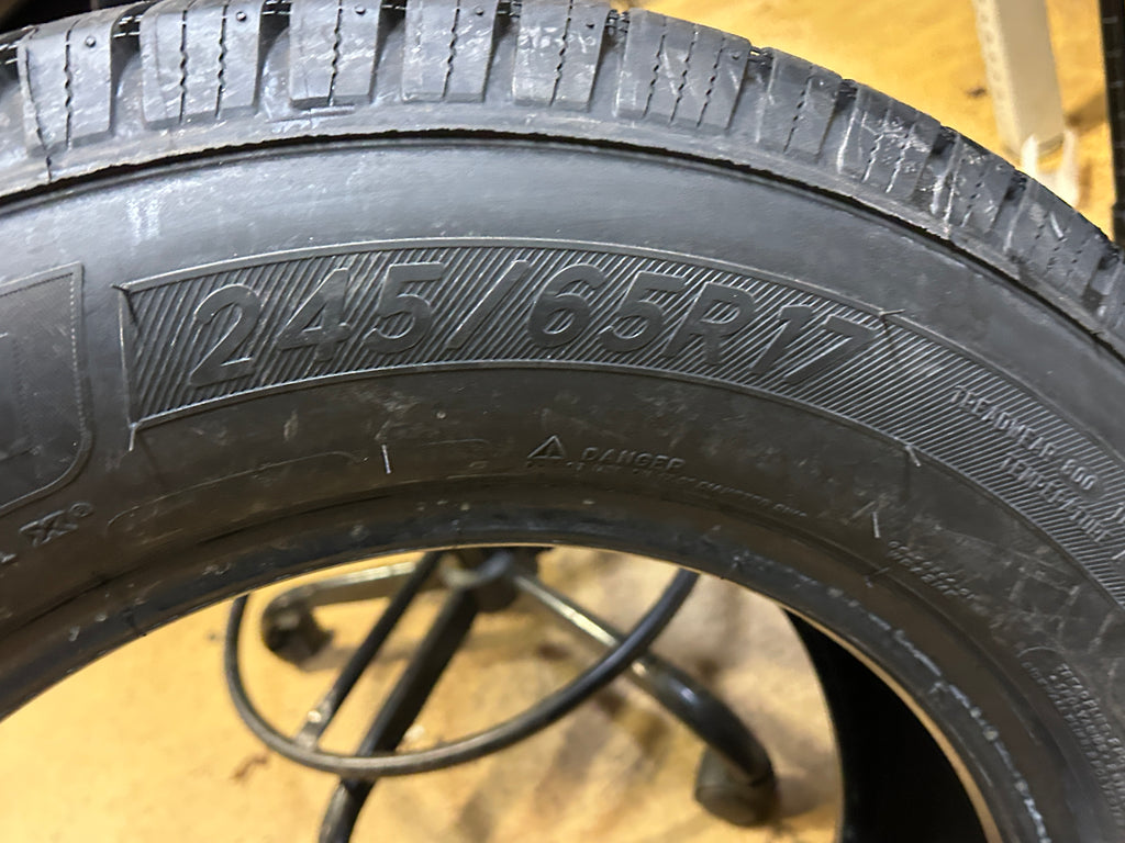 4 MICHELIN DEFENDER LTX M/S BSW P 245 65 17 107T HIGHWAY TIRE 20563