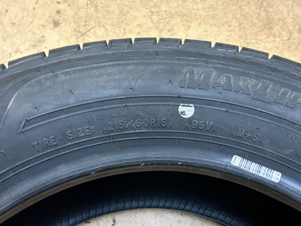 2 GOODYEAR ASSURANCE MAXLIFE BSW P 215 60 16 95V ALL SEASON TIRE 110571545