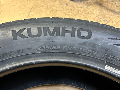 2 KUMHO SOLUS TA51A BSW P 235 55 20 102V ALL SEASON TIRE 2346783