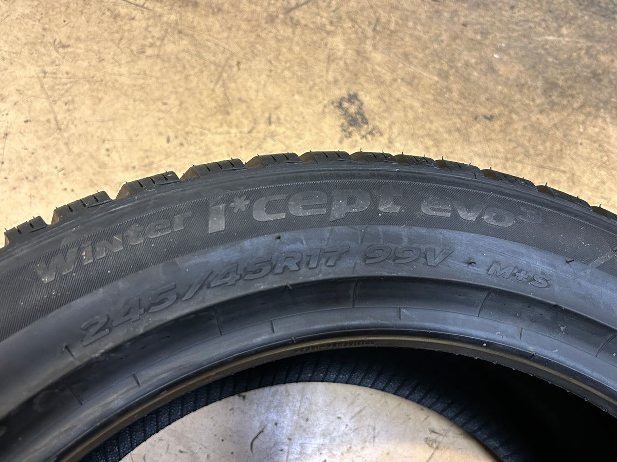 HANKOOK WINTER I*CEPT EVO3 STUDLESS BSW P 245 45 17 99V XL WINTER TIRE 1026320