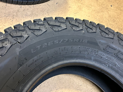 COOPER DISCOVERER STRONGHOLD AT OWL LT 265 75 16 123/120S 10PLY ALL TERRAIN  TIRE 170276047