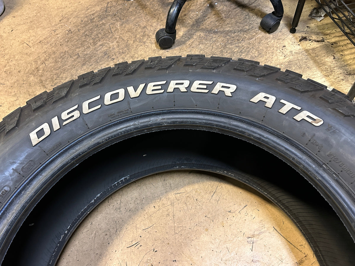USED 11/32’’ COOPER DISCOVERER ATP II BSW P 275 60 20 115T ALL TERRAIN TIRE 171232041