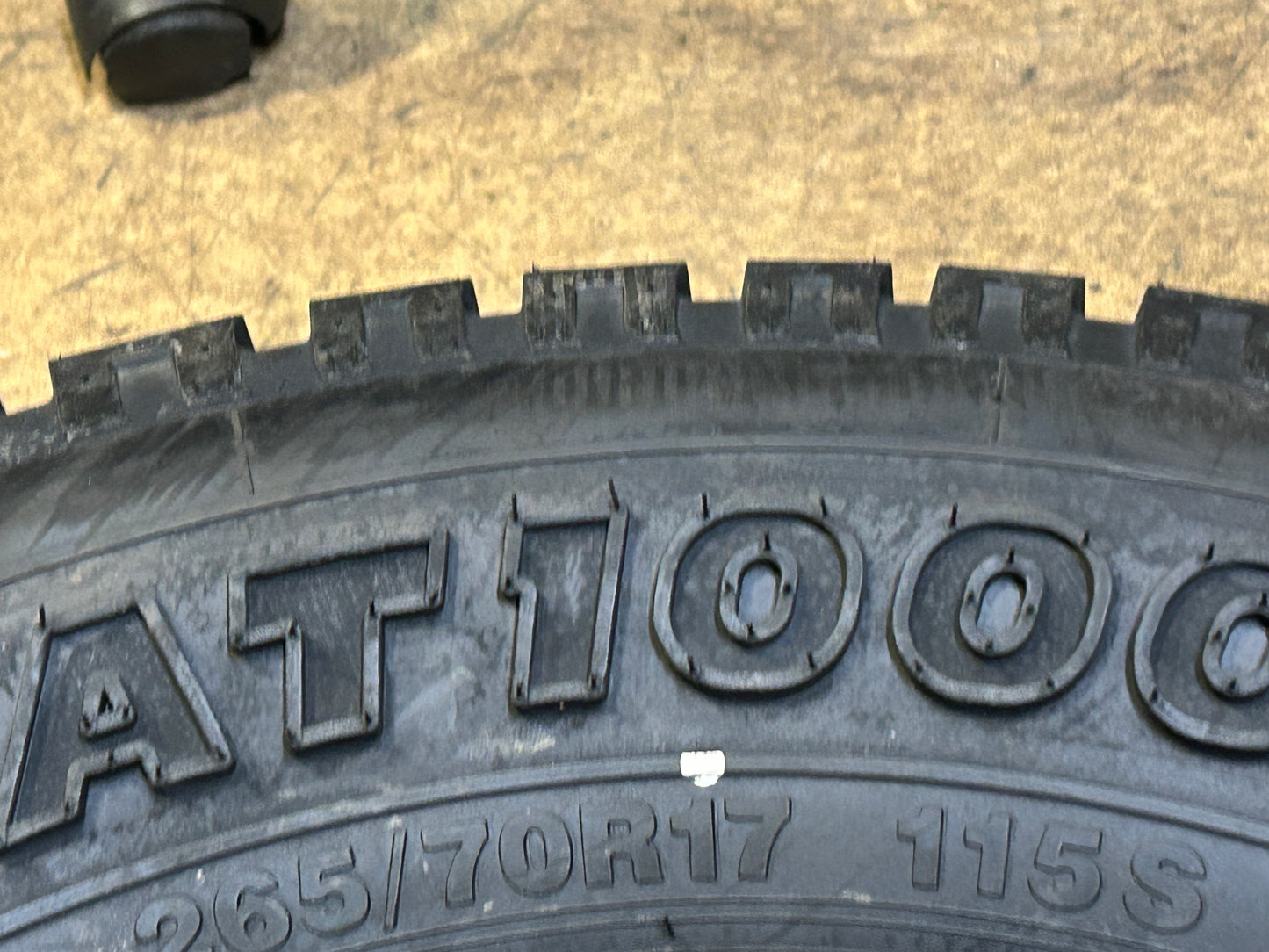 ZEETEX AT1000 BSW P 265 70 17 115S ALL TERRAIN TIRE 1200032167