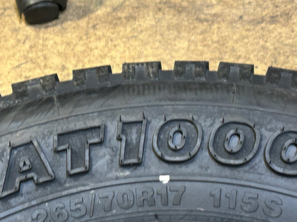 ZEETEX AT1000 BSW P 265 70 17 115S ALL TERRAIN TIRE 1200032167
