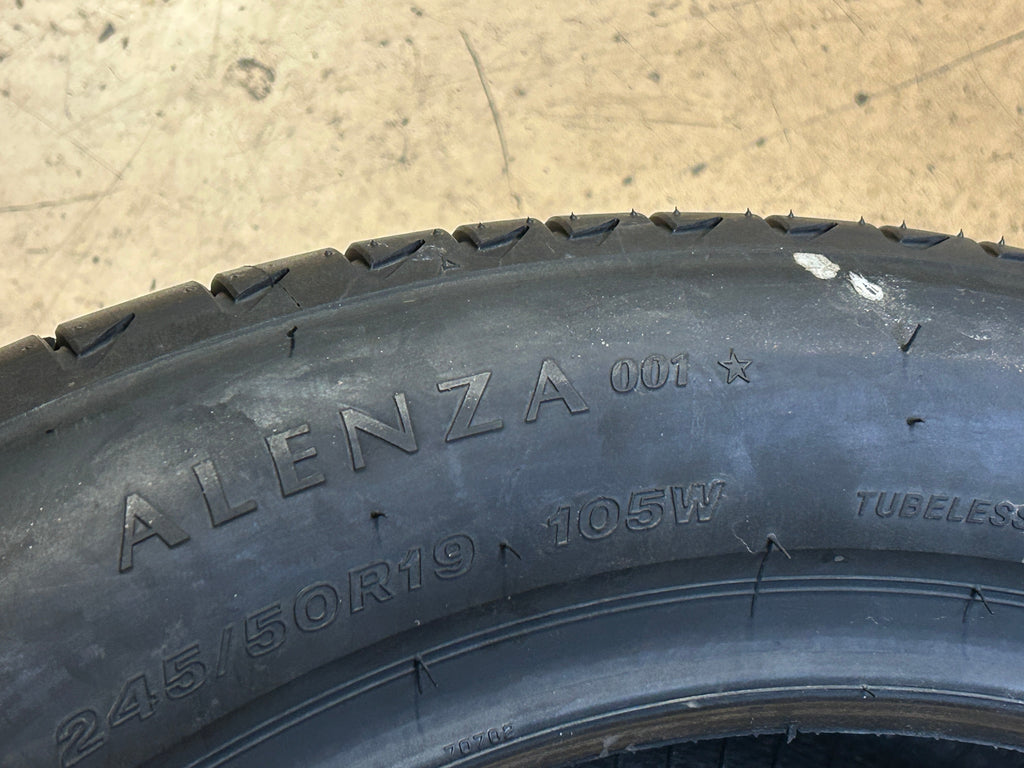 BRIDGESTONE ALENZA 001 RFT BSW P 245 50 19 105W XL SUMMER TIRE 012266