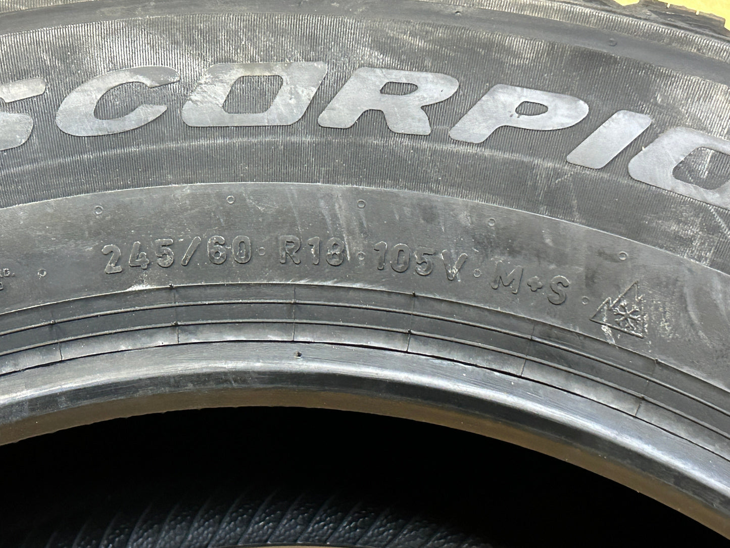 PIRELLI SCORPION WEATHER ACTIVE BSW P 245 60 18 105V ALL SEASON TIRE 4162900