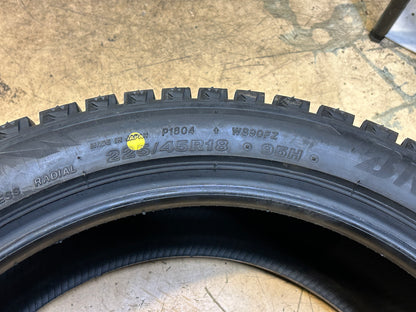 BRIDGESTONE BLIZZAK WS90 STUDLESS BSW P 225 45 18 95H XL WINTER TIRE 001156