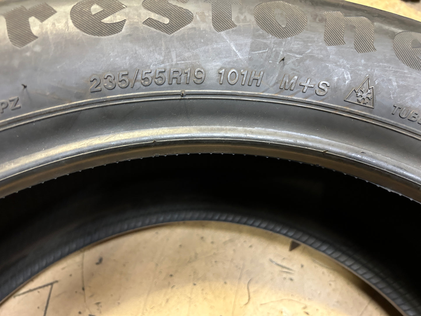 FIRESTONE WEATHERGRIP BSW P 235 55 19 101H ALL SEASON TIRE 65000