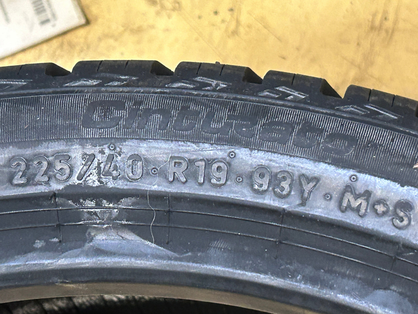 PIRELLI CINTURATO WEATHER ACTIVE BSW P 225 40 19 93Y XL ALL SEASON TIRE 4164900