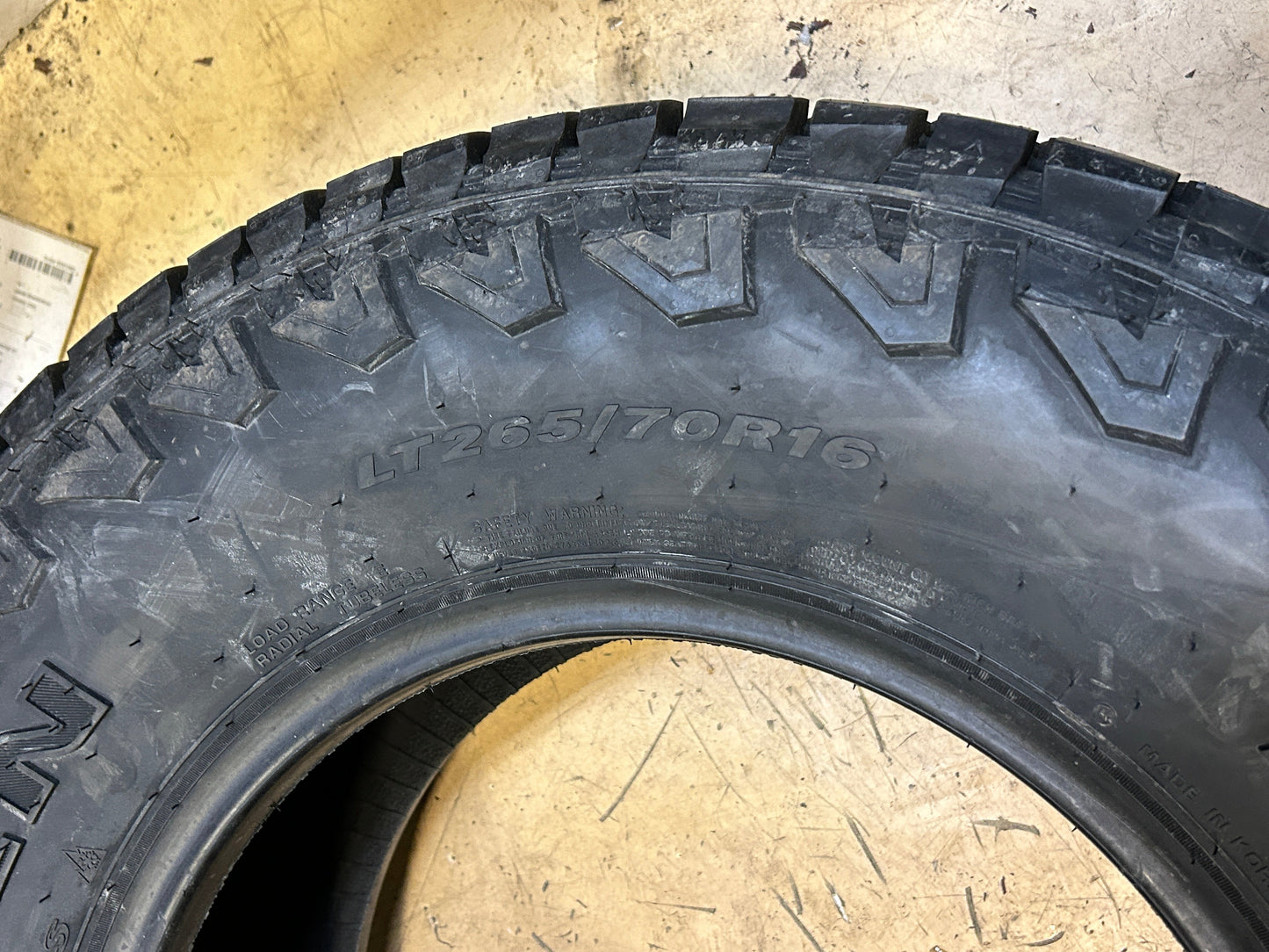 NEXEN ROADIAN ATX  BSW LT 265 70 16 121/118S 10PLY ALL TERRAIN TIRE 18780NXK