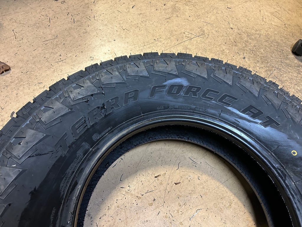 2 ROYAL BLACK TERRA FORCE AT BSW P 245 75 16 111T ALL TERRAIN TIRE 20001504