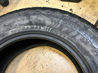 NOS RADAR RXS-9 BSW P 245 65 17 107T ALLL TERRAIN TIRE ACC0068