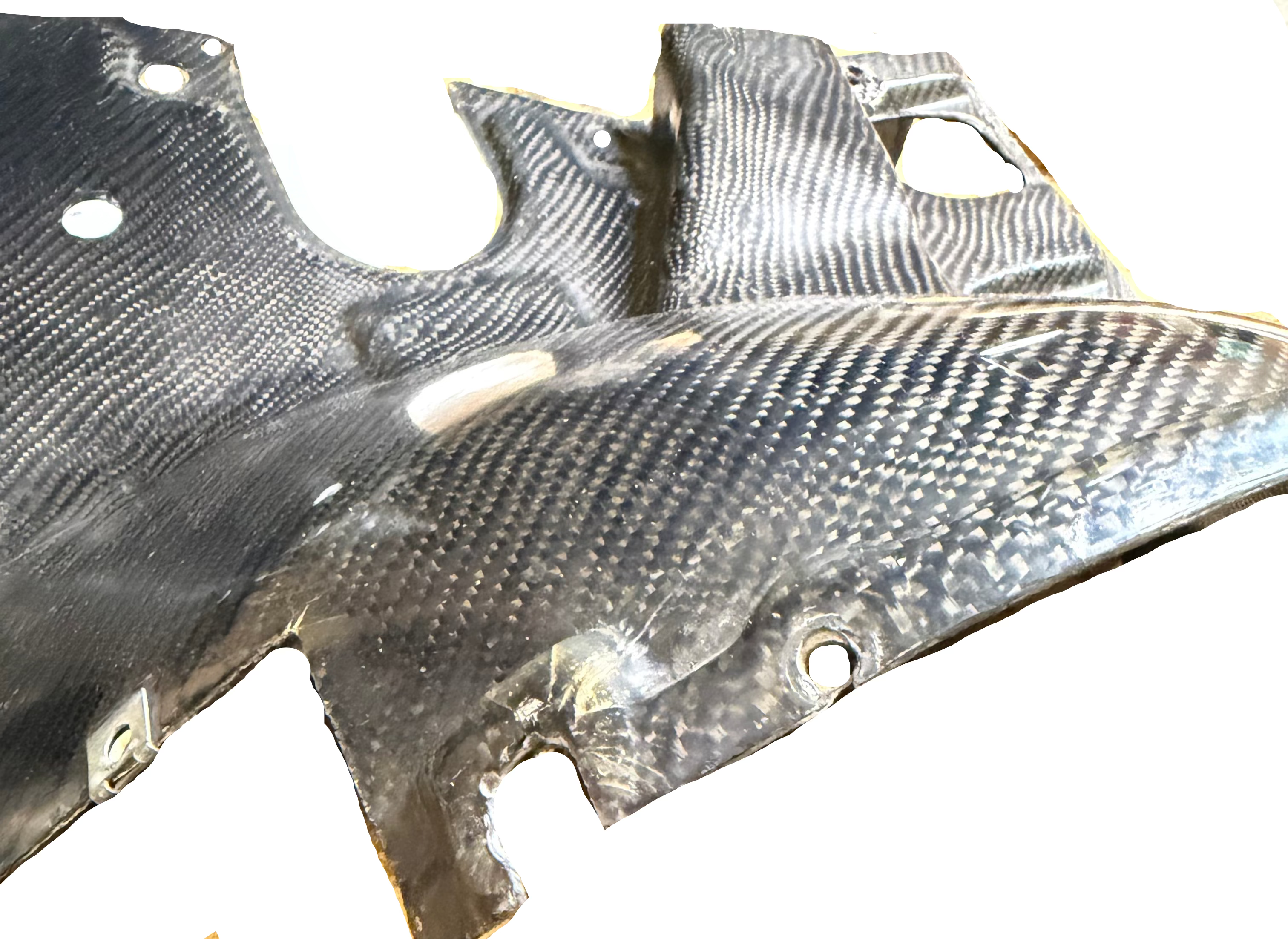 USED PORSCHE 911 FAN SHROUD HOUSING CARBON FIBER
