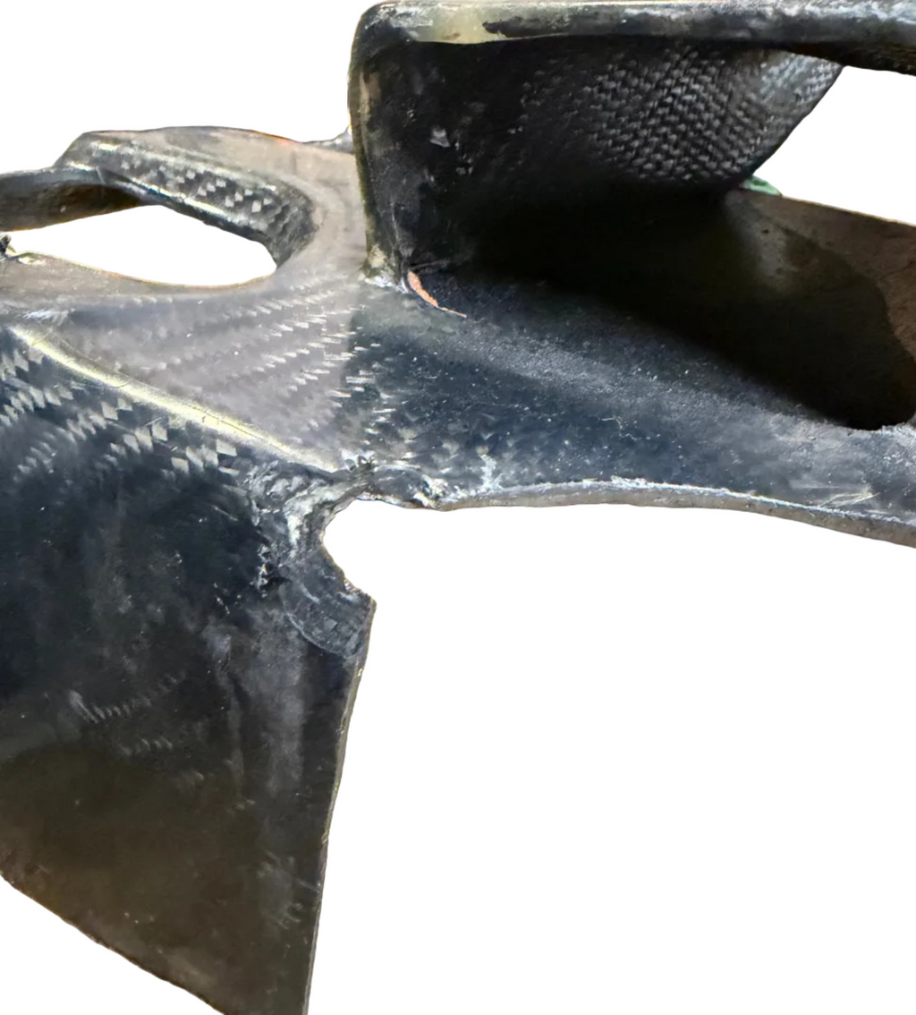 USED PORSCHE 911 FAN SHROUD HOUSING CARBON FIBER