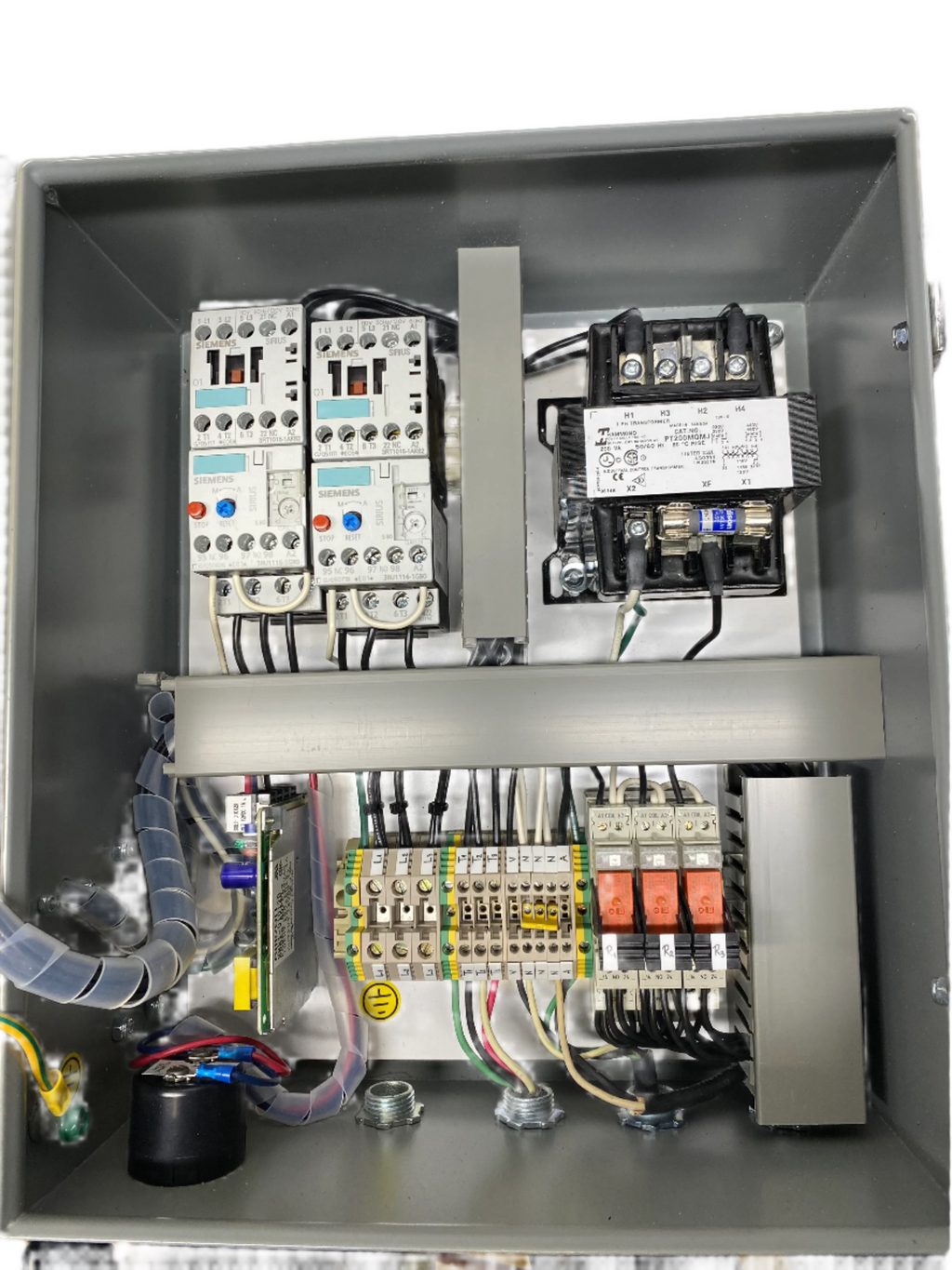 CONTROL BOX 480V 3PH MOTOR PARK DOWN FRONT ALL REAR W/ MOTOR