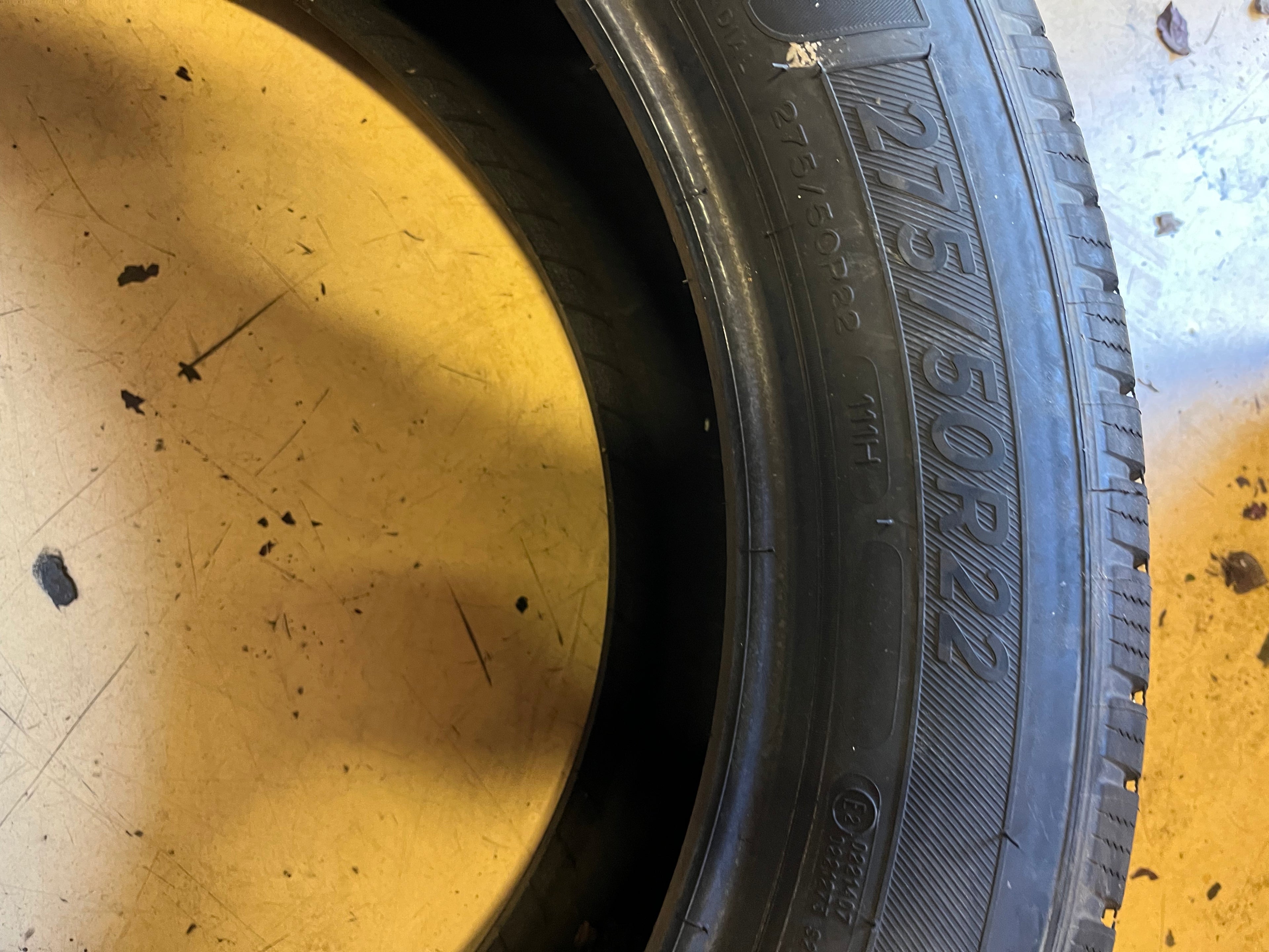 2 MICHELIN X LT A/S BSW P 275 50 22 111H ALL SEASON TIRE 86418