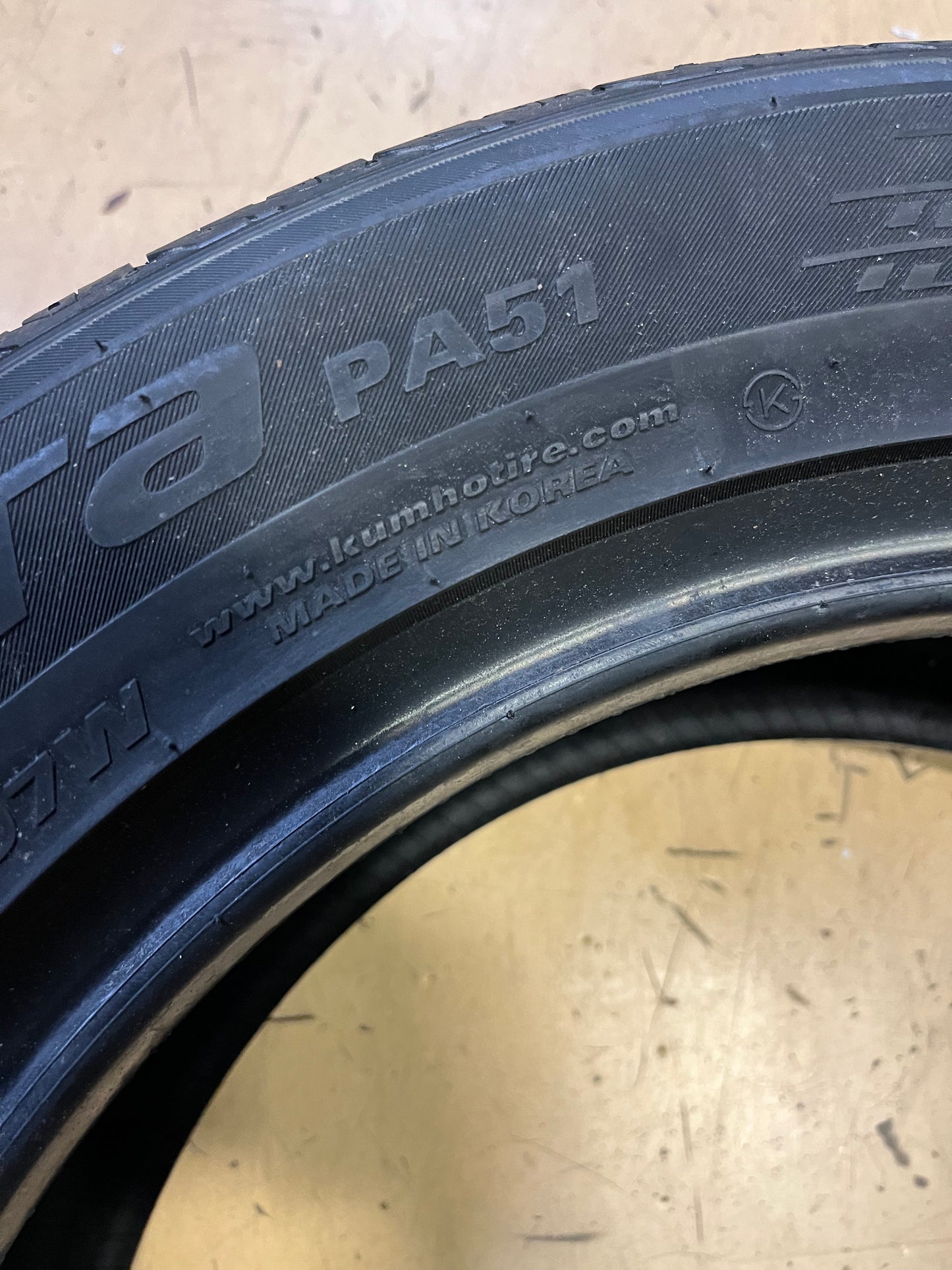 KUMHO ECSTA PA51 P 225 55 17 97W SL BSW ALL SEASON TIRE 2261143