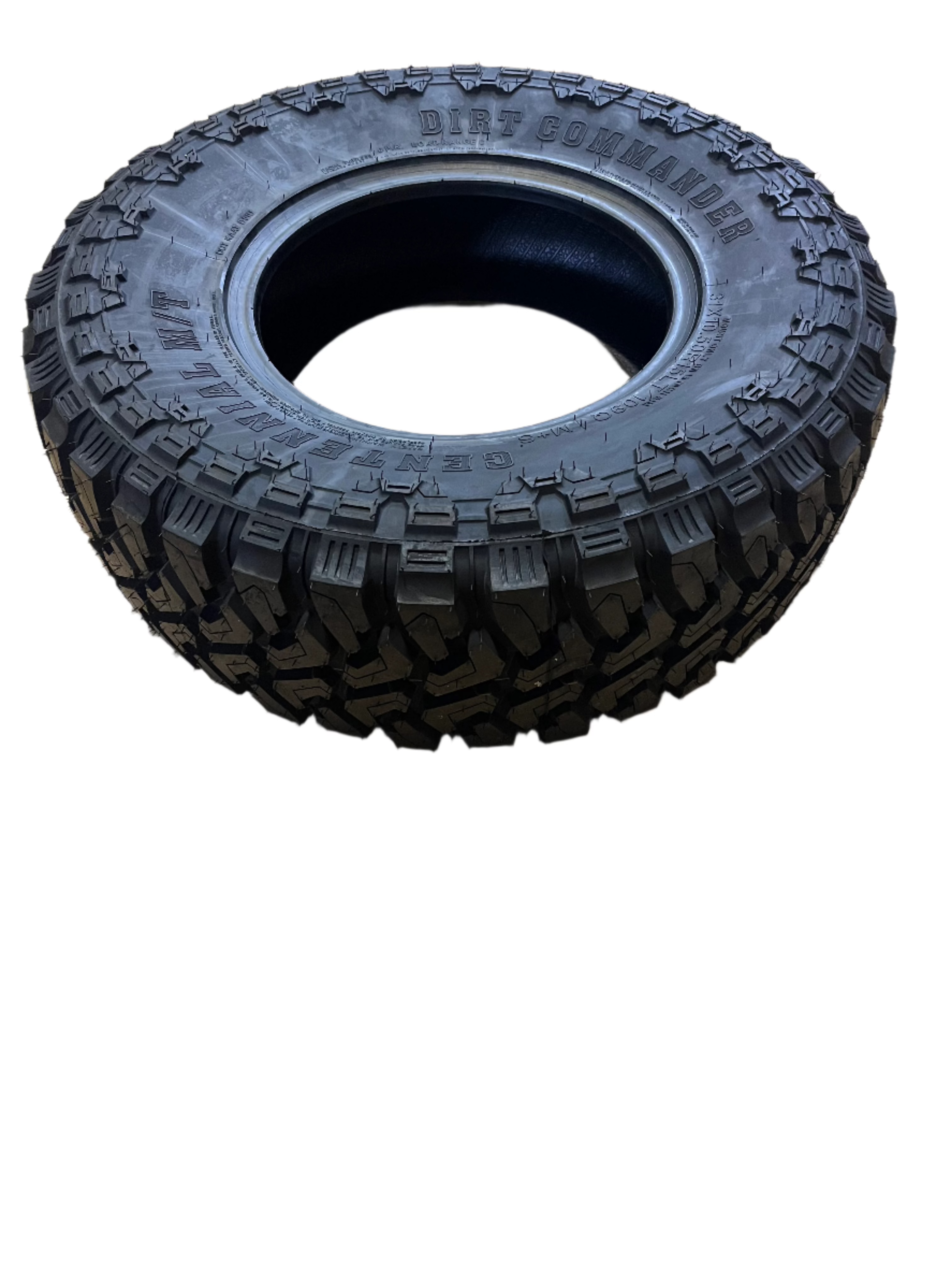 1 CENTENNIAL DIRT COMMANDER M/T LT 31 10.50 15 109Q LRC 6PLY BSW TIRE TCD1531105C