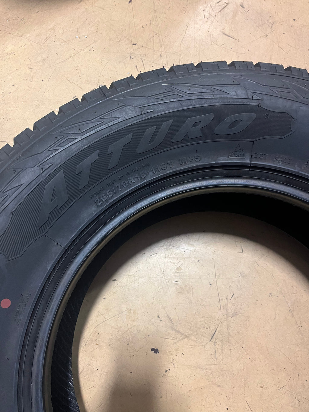 ATTURO TRAIL BLADE AT BSW P 265 70 18 116T SL ALL TERRAIN TIRES TBATI0048339