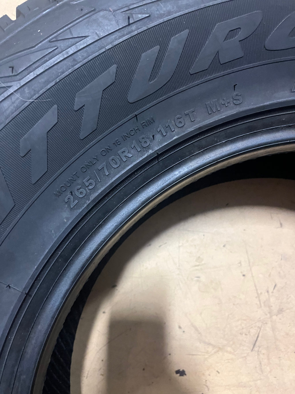 ATTURO TRAIL BLADE AT BSW P 265 70 18 116T SL ALL TERRAIN TIRES TBATI0048339