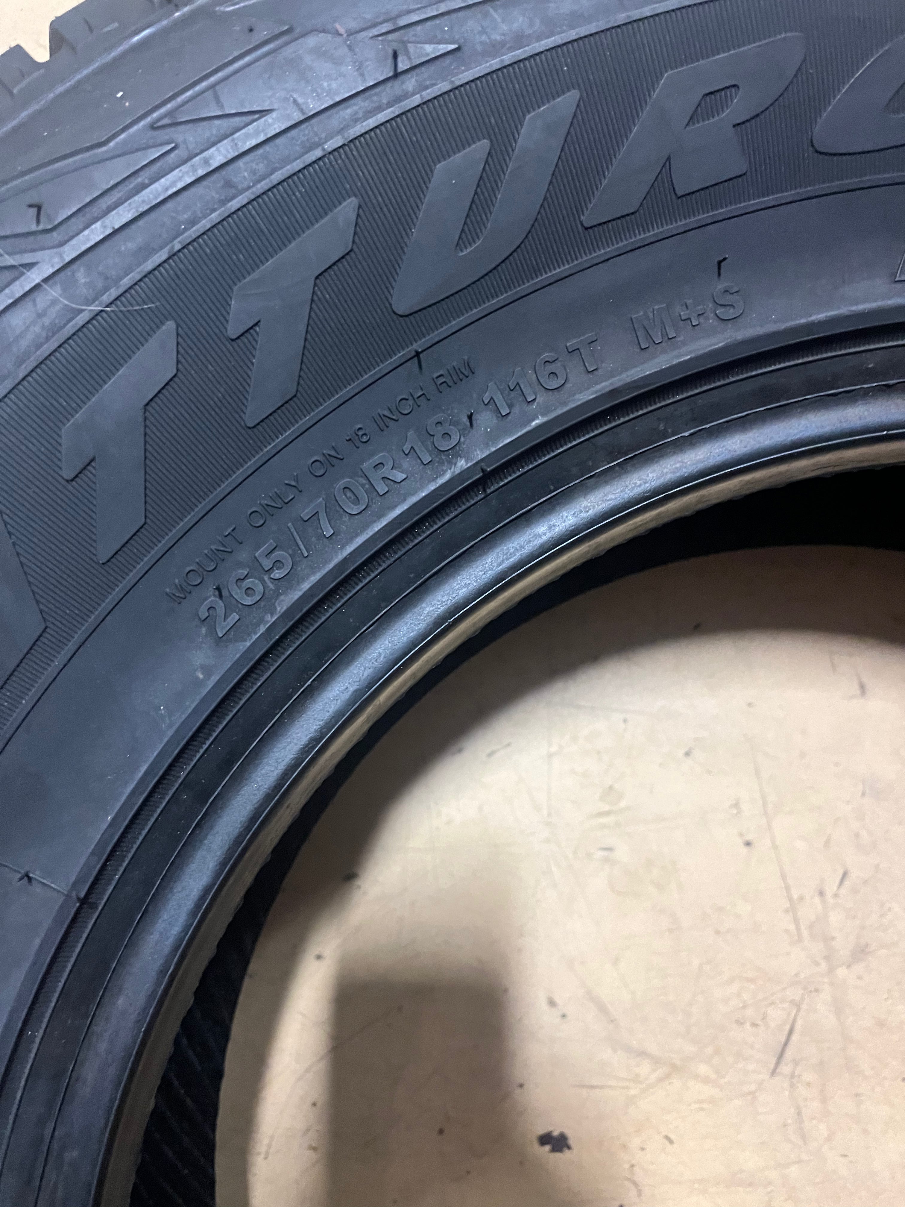 ATTURO TRAIL BLADE AT BSW P 265 70 18 116T SL ALL TERRAIN TIRES TBATI0048339