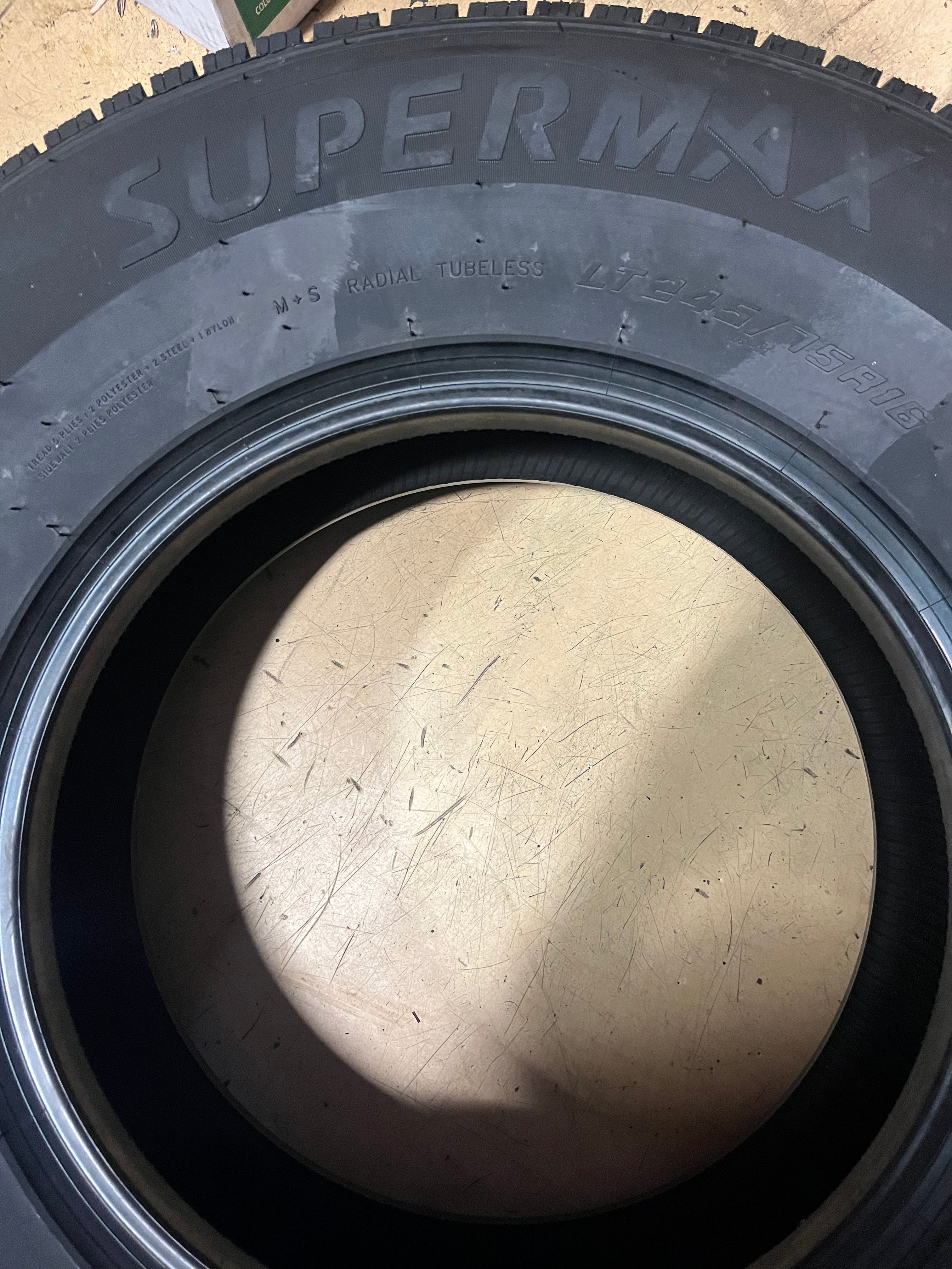 (KSL ONLY) SUPERMAX HT-1 LT 245 75 16 120/116S LRE 10 PLY BSW TIRE LTR1604HTKD
