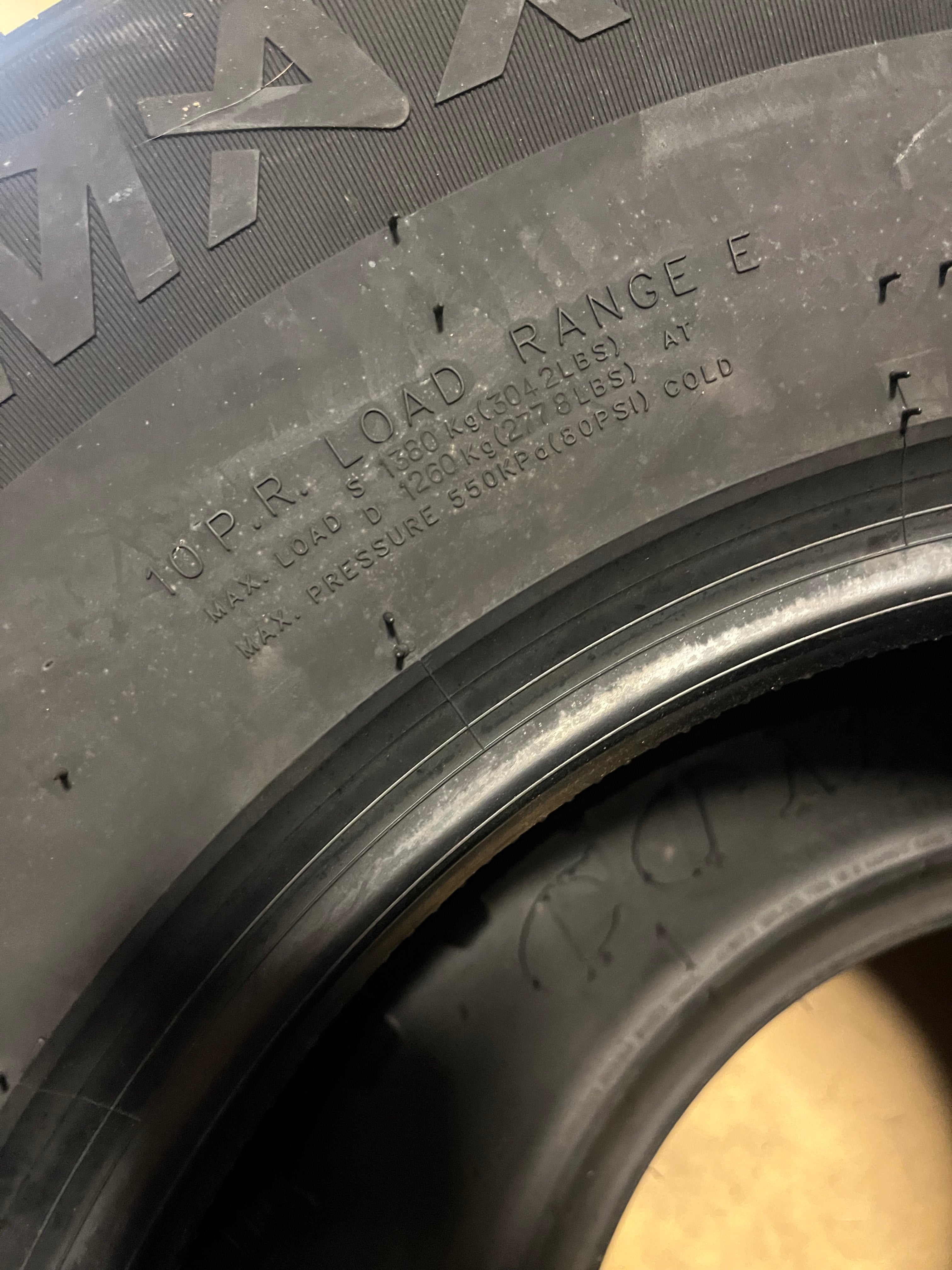 (KSL ONLY) SUPERMAX HT-1 LT 245 75 16 120/116S LRE 10 PLY BSW TIRE LTR1604HTKD