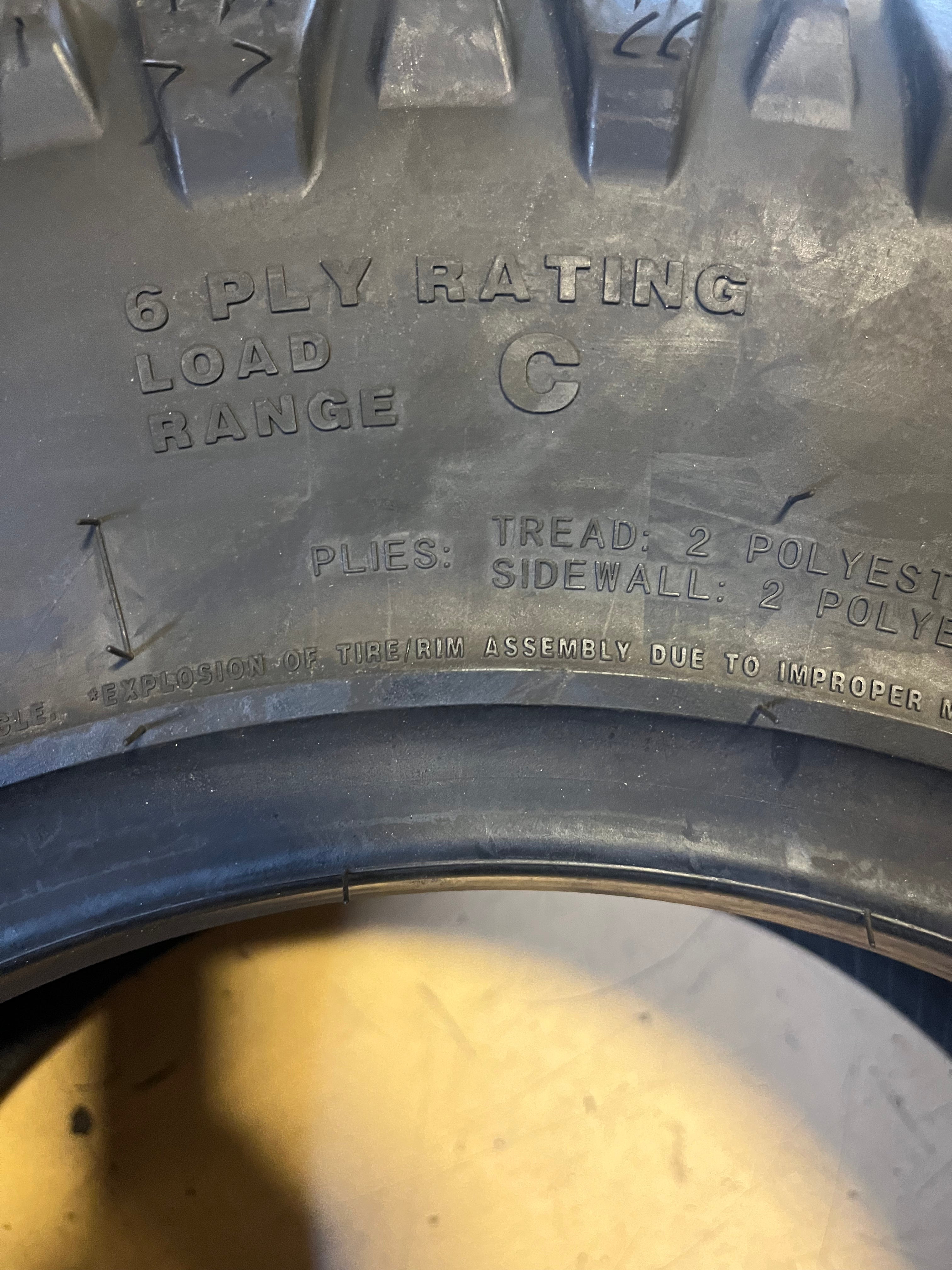 MUD CLAW COMP MTX LT 30 9.50 R15 104Q LRC 6 PLY BSW TIRE  MTX78