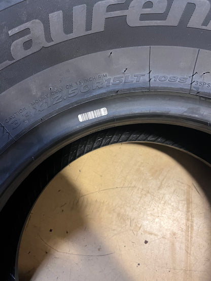 1 LAUFEEN X FIT AT LT33 12.50 15 108S LRC 6 PLY  BSW TIRE 2021149