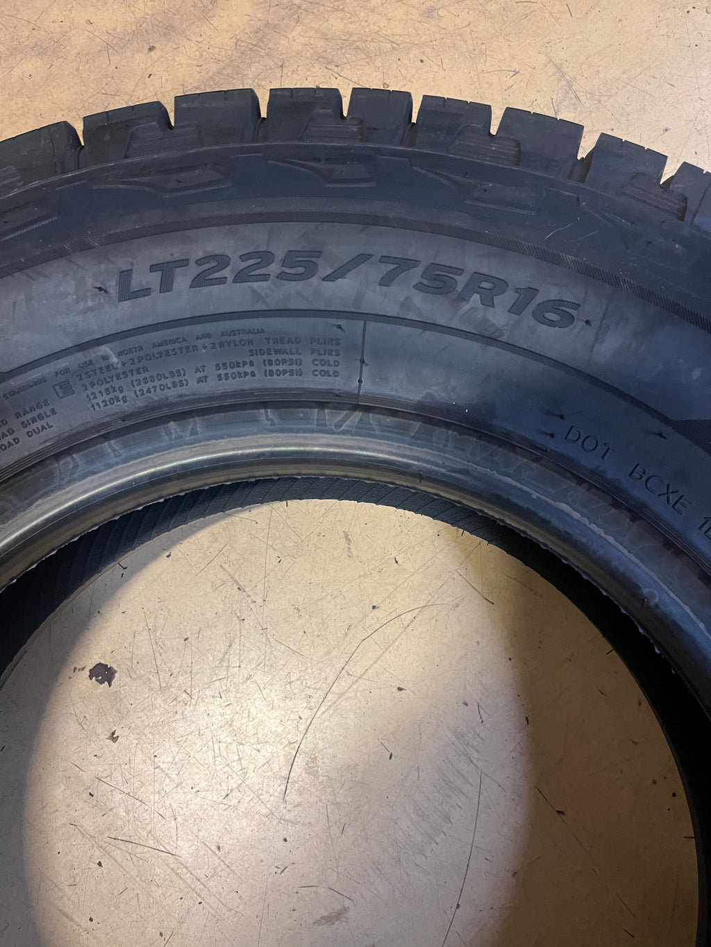 LAUFEEN X FIT AT LT 225 75 16 115/112S LRE 10 PLY ALL TERRAIN TIRES BSW 2020169